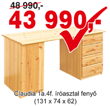 Claudia feny� �r�asztal
