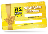 RS vásárlási utalvány
