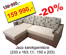Jazz sarokgarnitúra