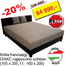 Kréta franciaágy 20% kedvezménnyel