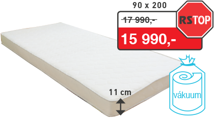 90x200 cm-es hideghab matrac RStop áron