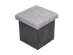 Krea puff, ülőke (szürke)