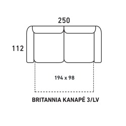 Britannia kanapé