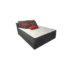 Vandy franciaágy 140 cm (szürke)