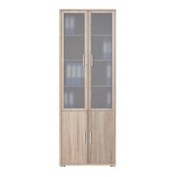 Office-L 221 cm magas szekrény