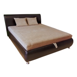 Lea franciaágy 160 cm (beige)